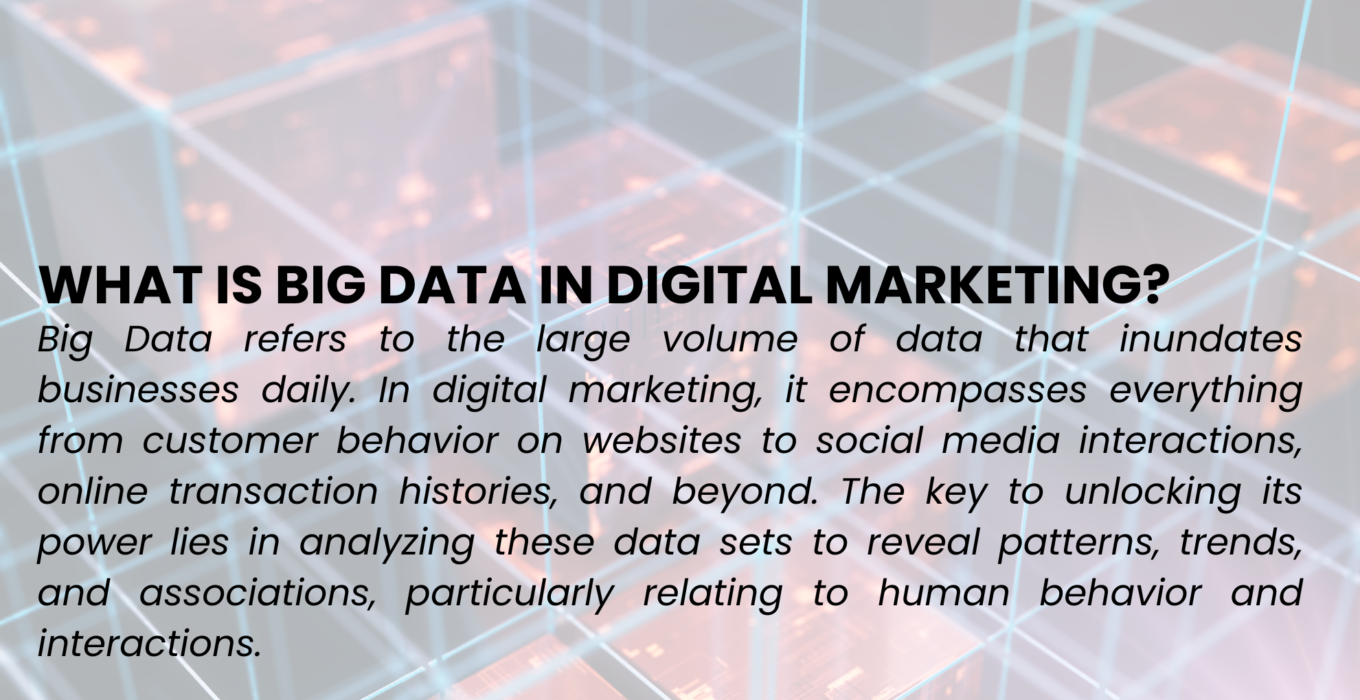 big data in digital marketing